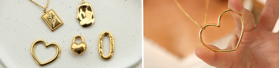 Nuovi ciondoli e componenti in acciaio inossidabile Nuovi ciondoli e componenti in acciaio inossidabile