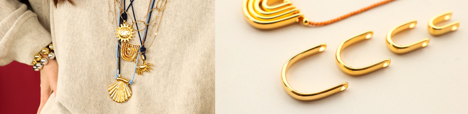 Componenti, perline e ciondoli in metallo DQ® Componenti, perline e ciondoli in metallo DQ®