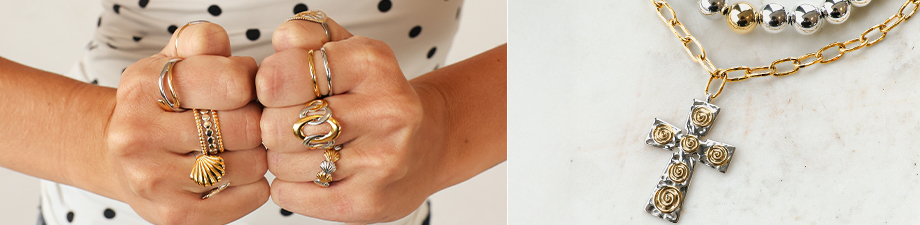 Nuova serie di anelli e ciondoli in acciaio inox Nuova serie di anelli e ciondoli in acciaio inox