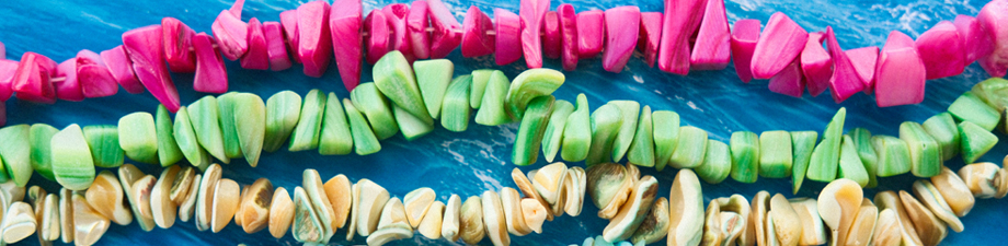 Novit&agrave;! Perline conchiglia naturali e filo elastico