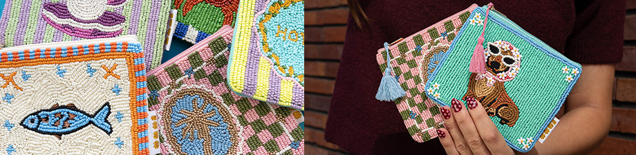 Nuova collezione di bustine con perline BY31® fatte a mano Nuova collezione di bustine con perline BY31® fatte a mano