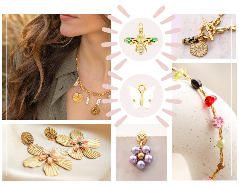 Perline e Ciondoli Fiori